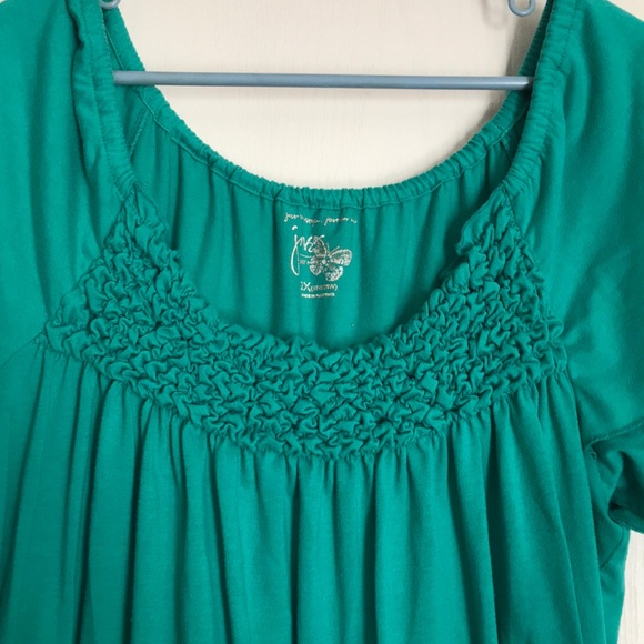 Turquoise blouse - Picture 2 of 4